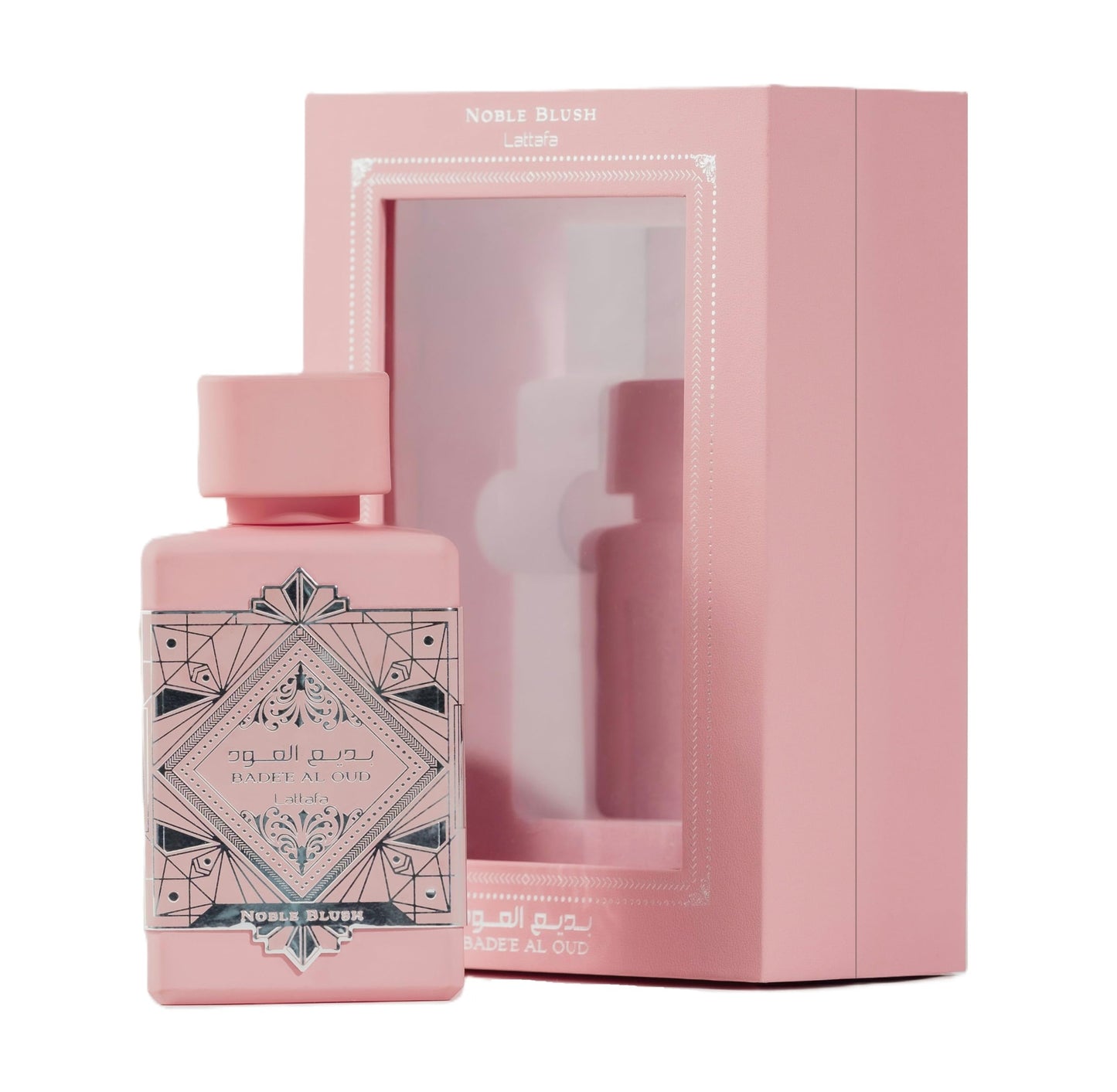 Lattafa Bade'e Al Oud Noble Blush for Unisex Eau de parfum Spray, 3.4 Ounce / 100 Ml