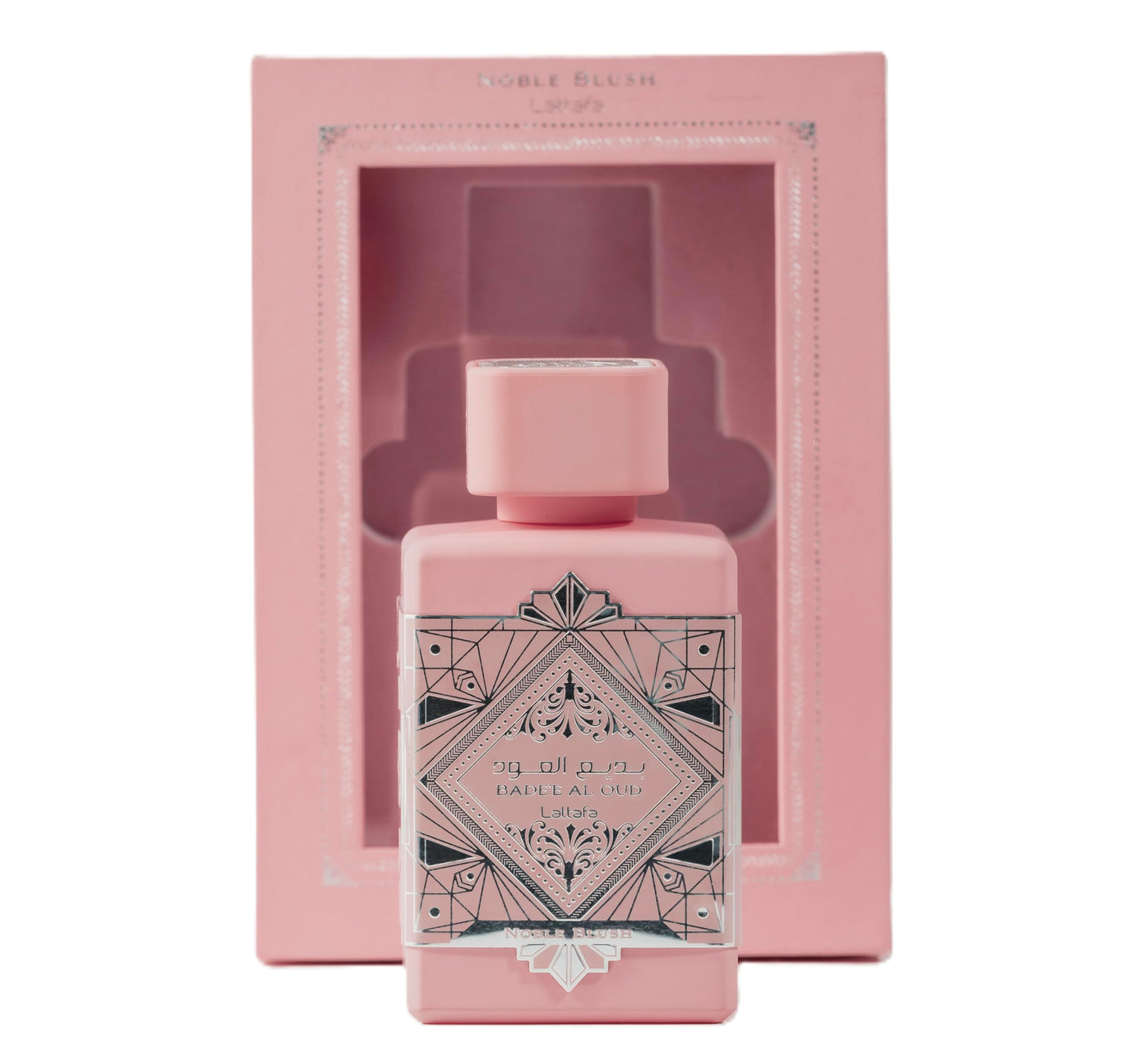 Lattafa Bade'e Al Oud Noble Blush for Unisex Eau de parfum Spray, 3.4 Ounce / 100 Ml