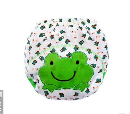 Children's cartoon diaper pants baby learning pants infant cotton breathable training pants washable diapers