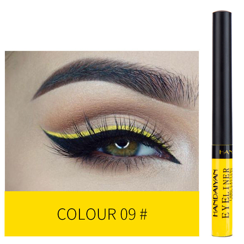 12-color Matte Color Liquid Eyeliner, Long-lasting And Non-smudge Liquid Eye Shadow