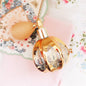 French Gold Plated Air Bag Spray Perfume Bottle