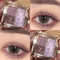 Pink-purple Eye Shadow Disc Sequins Pearlescent Student Party White Glitter