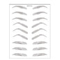 Simple Thick Eyebrows Ecological Eyebrow Stickers