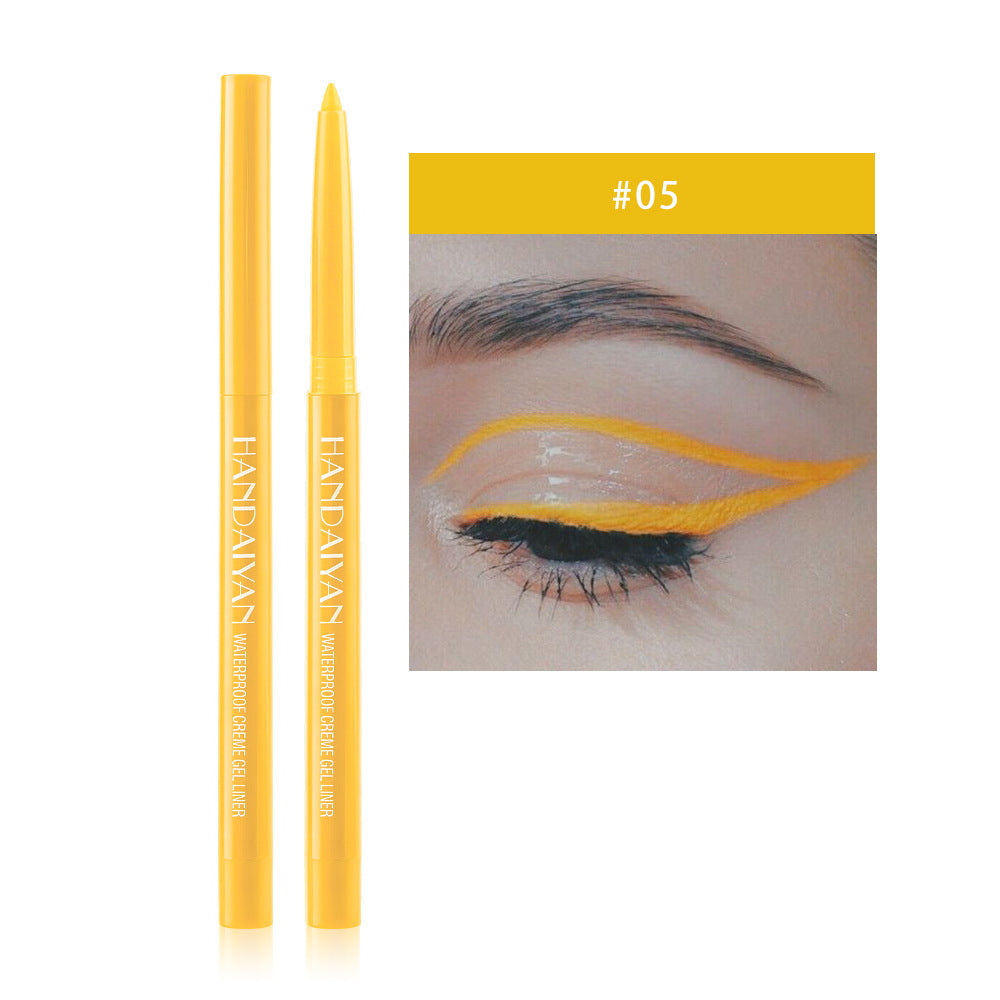 20 Color Cat Eye Makeup Waterproof Neon Colorful Liquid Eyeliner Pen Make Up Comestics Long-lasting Black Eye Liner Pencil