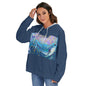 Special Edition Dream All-Over Print Women's Heavy Fleece Zip-on-the-Side Hoodie