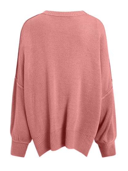 Round Neck Long Sleeve Sweater