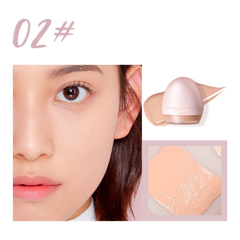 4colors Lightweight Foundation Concealer Cream With Makeup Sponge Brightening Moisturizing Liquid Foundation BBCream