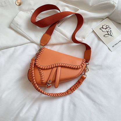 Vintage Crossbody Saddle Lace Underarm Shoulder Bag