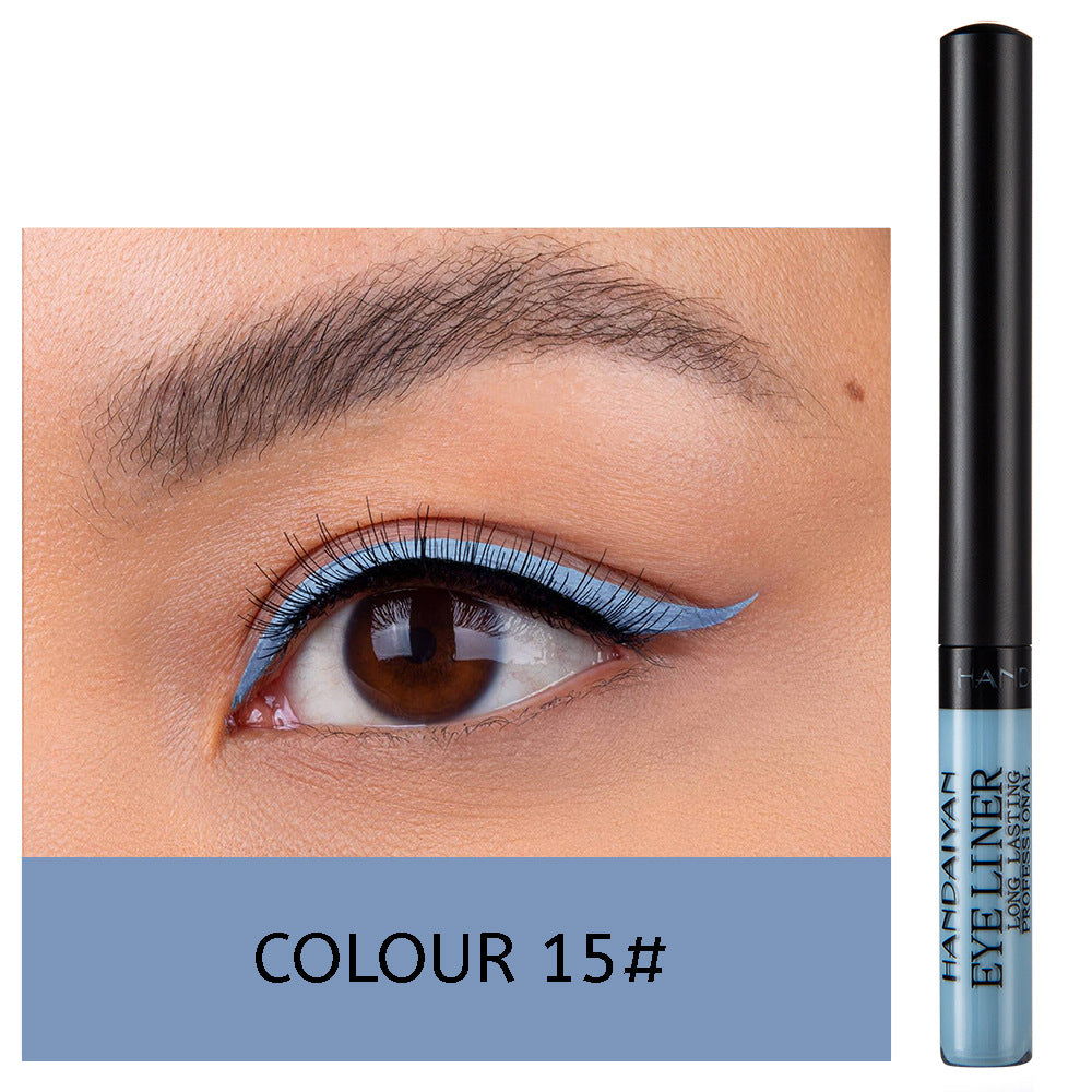 12-color Matte Color Liquid Eyeliner, Long-lasting And Non-smudge Liquid Eye Shadow