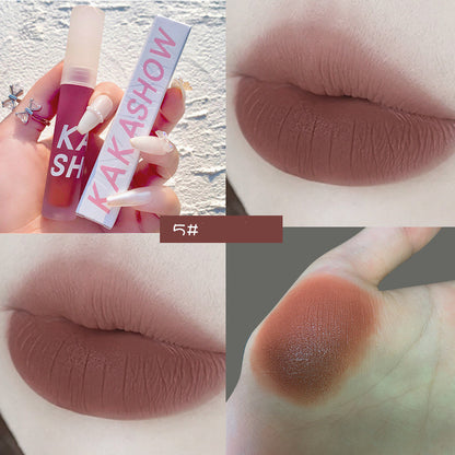 Velvet Matte Matte Lip Glaze Moisturizes And Does Not Easily Stain The Cup