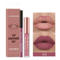 Lip Liner Combination Suit No Stain On Cup Matte Lip Gloss Suit