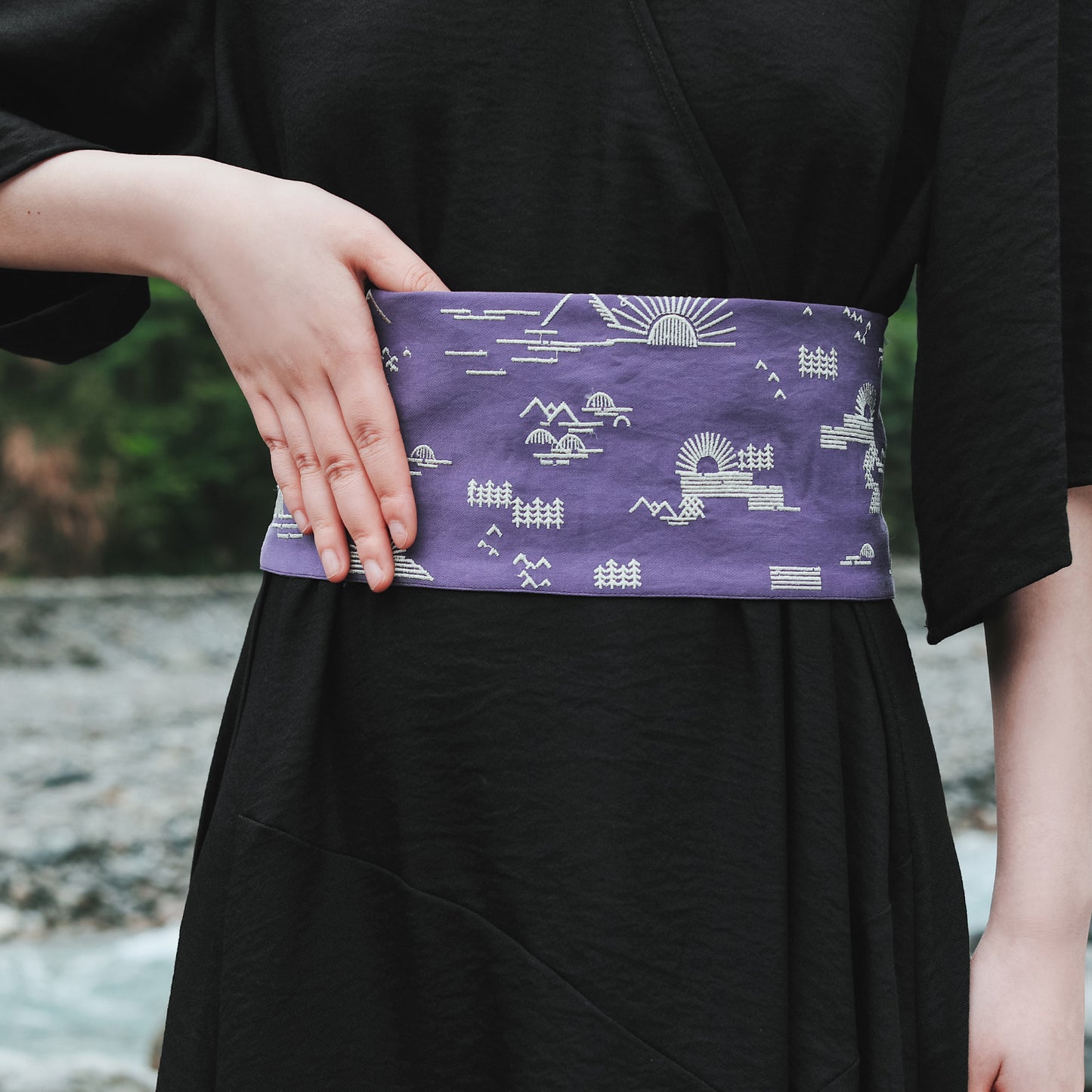 Literature And Art Wear Skirt Belt Outside