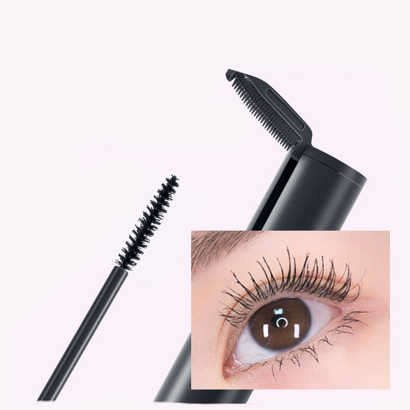 Slim Curling Non Smudging Waterproof Eye Black With Makeup Combs