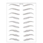 Simple Thick Eyebrows Ecological Eyebrow Stickers