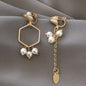 Fashion charm Creative pearl clip on Earrings Cute Handmade Earrings Womens ear clips Jewelry