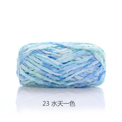 100g 80M Chenille Velvet Knitting Yarn Wool Thick Warm Crochet Knitting Yarns Cotton Baby Woolen DIY hand-knitted Sweater