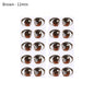 10 Pair Cartoon Crystal Eyes Stickers For Boy Girl Doll Eyes Accessories Anime Figurine Doll Face Organ Paster Eye Chips Paper