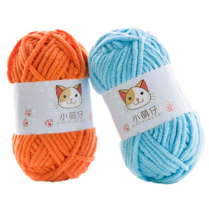 50g/Ball DIY Knitting Yarn Wool Line Baby Scarf Hat Soft Thickness Lanas Crochet Thread Chunky Wholesale Freeshipping Dropship