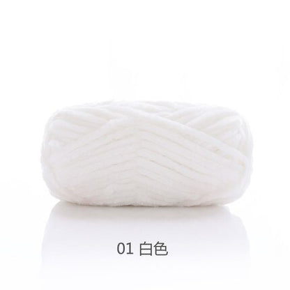 100g 80M Chenille Velvet Knitting Yarn Wool Thick Warm Crochet Knitting Yarns Cotton Baby Woolen DIY hand-knitted Sweater