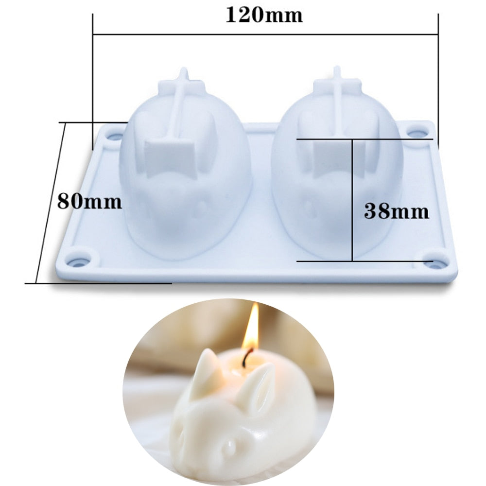 Screw Ball Candle Mold Epoxy Rose Candle Casting Mold Creative Aromatic Plaster Soap Craft Tool Handmade Scented Wax Candle Mold