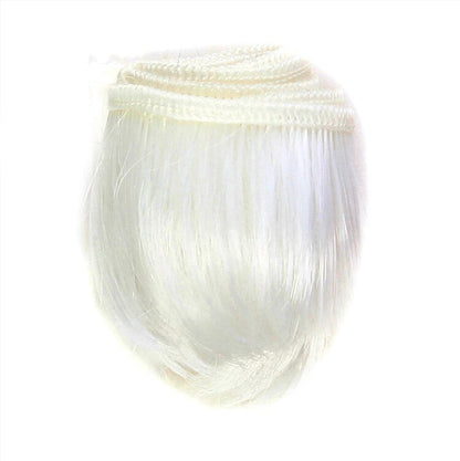 5cm DIY Mini  black white brown color Tresses Doll Wig Material Hair Wig For 1/3 1/4 BJD High-Temperature Doll Accessories