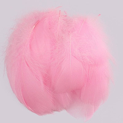 100pcs Goose Feathers for Crafts 4-8cm 8-12cm Swan Plumes Wedding Party Handicraft Accessories Decoration Dream Catcher Feathers