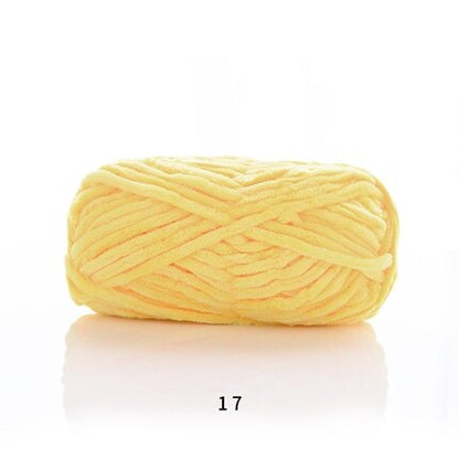 100g 80M Chenille Velvet Knitting Yarn Wool Thick Warm Crochet Knitting Yarns Cotton Baby Woolen DIY hand-knitted Sweater