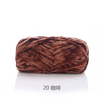 100g 80M Chenille Velvet Knitting Yarn Wool Thick Warm Crochet Knitting Yarns Cotton Baby Woolen DIY hand-knitted Sweater