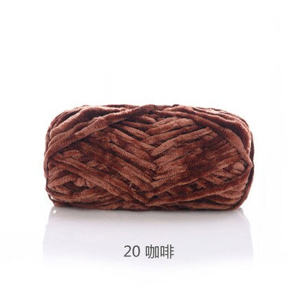 100g 80M Chenille Velvet Knitting Yarn Wool Thick Warm Crochet Knitting Yarns Cotton Baby Woolen DIY hand-knitted Sweater