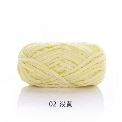 100g 80M Chenille Velvet Knitting Yarn Wool Thick Warm Crochet Knitting Yarns Cotton Baby Woolen DIY hand-knitted Sweater