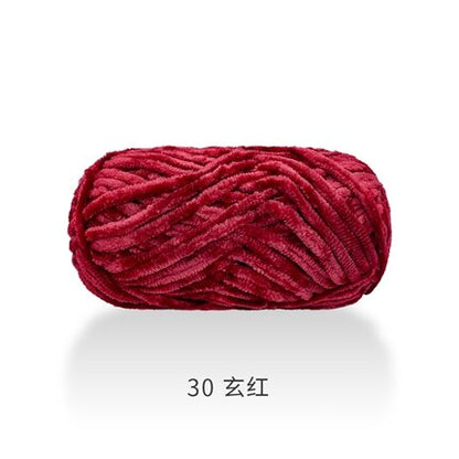 100g 80M Chenille Velvet Knitting Yarn Wool Thick Warm Crochet Knitting Yarns Cotton Baby Woolen DIY hand-knitted Sweater