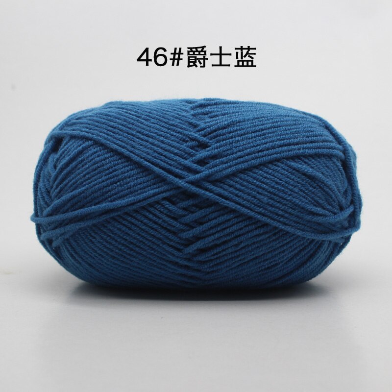 50g/Set 4ply Milk Cotton Knitting Wool Yarn Needlework Dyed Lanas For Crochet Craft Sweater Hat Dolls At Low Price