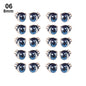 10 Pair Cartoon Crystal Eyes Stickers For Boy Girl Doll Eyes Accessories Anime Figurine Doll Face Organ Paster Eye Chips Paper