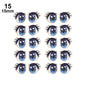 10 Pair Cartoon Crystal Eyes Stickers For Boy Girl Doll Eyes Accessories Anime Figurine Doll Face Organ Paster Eye Chips Paper