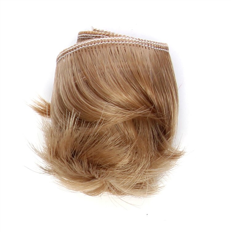 5cm DIY Mini  black white brown color Tresses Doll Wig Material Hair Wig For 1/3 1/4 BJD High-Temperature Doll Accessories