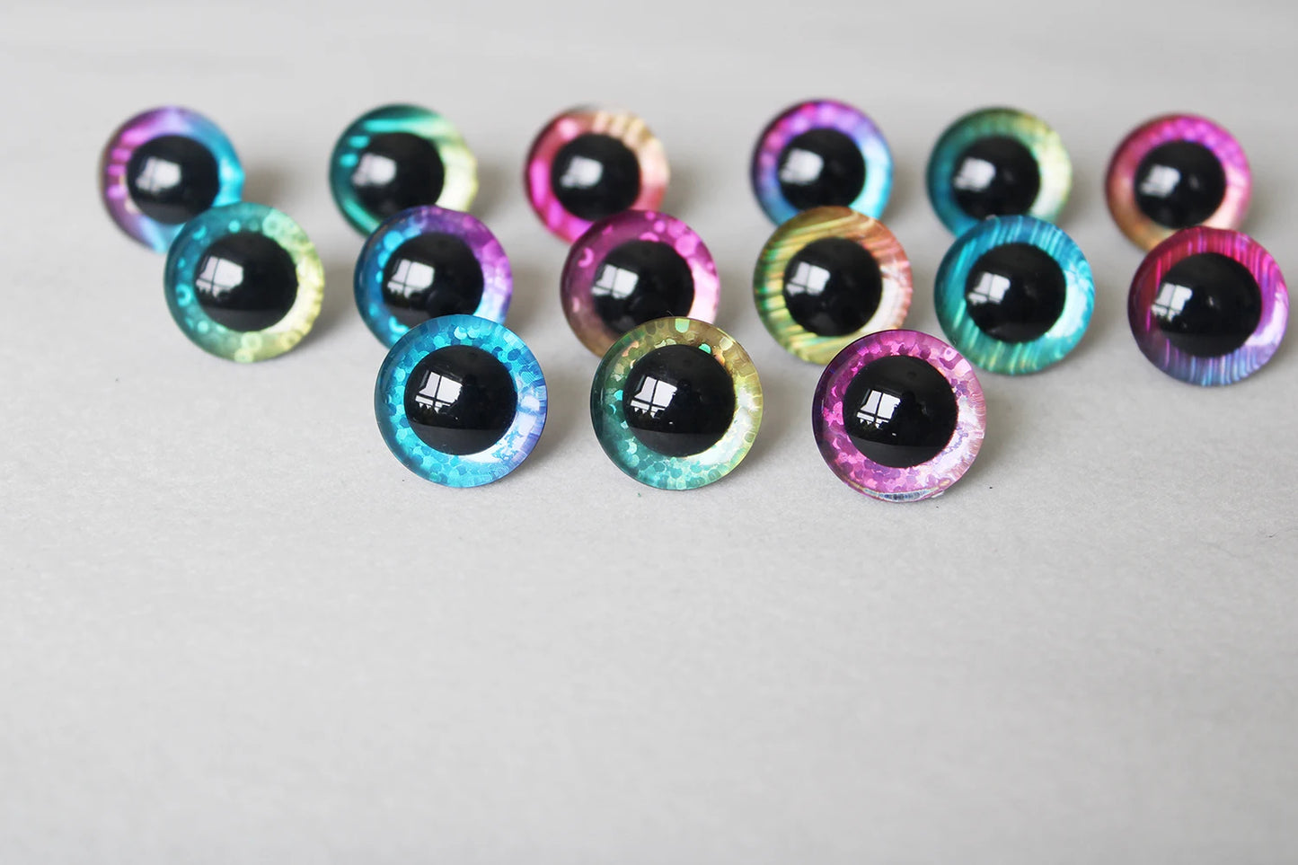 20pcs/lot--L12---12mm/14/16/18/20/25/30/35mm New Lovely  toy safety eyes 3D  doll eyes + fabric + washer for  diy plush doll