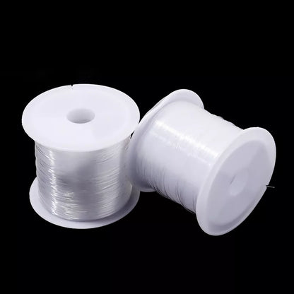 1PC 0.2-1mm Fishing Line For Beads Wire Clear Non-Stretch Nylon String Beading Cord Thread For Jewelry Making Supply Wholesale