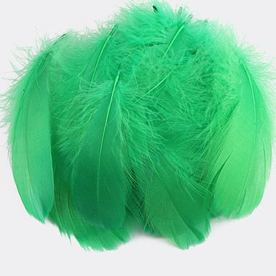 100pcs Goose Feathers for Crafts 4-8cm 8-12cm Swan Plumes Wedding Party Handicraft Accessories Decoration Dream Catcher Feathers