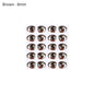 10 Pair Cartoon Crystal Eyes Stickers For Boy Girl Doll Eyes Accessories Anime Figurine Doll Face Organ Paster Eye Chips Paper