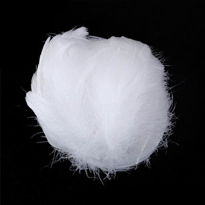 100pcs Goose Feathers for Crafts 4-8cm 8-12cm Swan Plumes Wedding Party Handicraft Accessories Decoration Dream Catcher Feathers