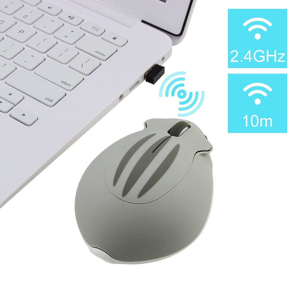 Wireless 2.4G Cute Mouse Hamster Designed Creative Mause Ergonomic USB Optical Mini 1200 DPI Mini Mice Kid Gifts For PC Laptop