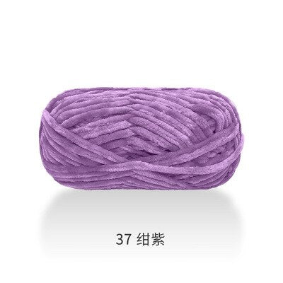 100g 80M Chenille Velvet Knitting Yarn Wool Thick Warm Crochet Knitting Yarns Cotton Baby Woolen DIY hand-knitted Sweater