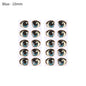 10 Pair Cartoon Crystal Eyes Stickers For Boy Girl Doll Eyes Accessories Anime Figurine Doll Face Organ Paster Eye Chips Paper