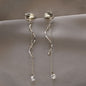 Fashion charm Creative pearl clip on Earrings Cute Handmade Earrings Womens ear clips Jewelry