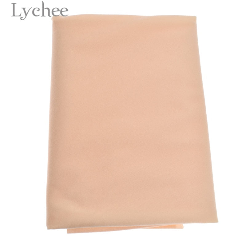 Lychee Life Doll Skin Fabric Solid Color Plush Cloth DIY Patchwork Sewing Supplies Accessories