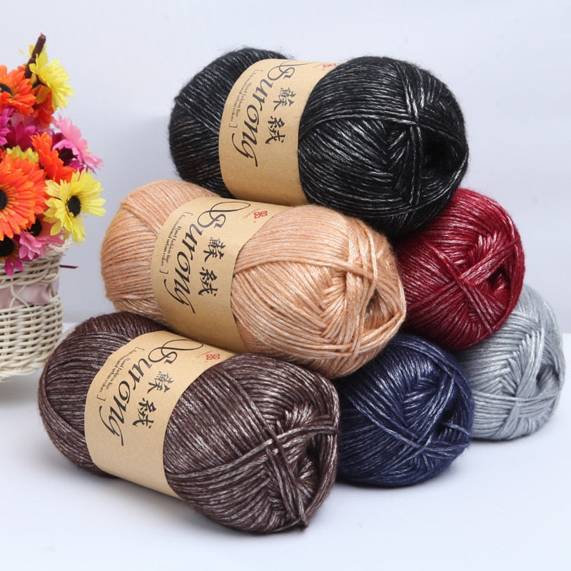 100g/Ball 325m Knitting Yarn Crochet Needlework Thick Wool Thread Yarn For Hand Knitting Scarf Sweater Crochet Yarn