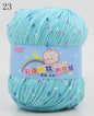 High Quality Baby Cotton Cashmere Yarn For Hand Knitting Crochet Worsted Wool Thread Colorful Eco-dyed Needlework