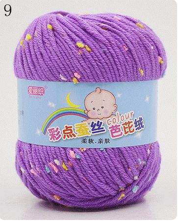 High Quality Baby Cotton Cashmere Yarn For Hand Knitting Crochet Worsted Wool Thread Colorful Eco-dyed Needlework