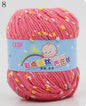 High Quality Baby Cotton Cashmere Yarn For Hand Knitting Crochet Worsted Wool Thread Colorful Eco-dyed Needlework