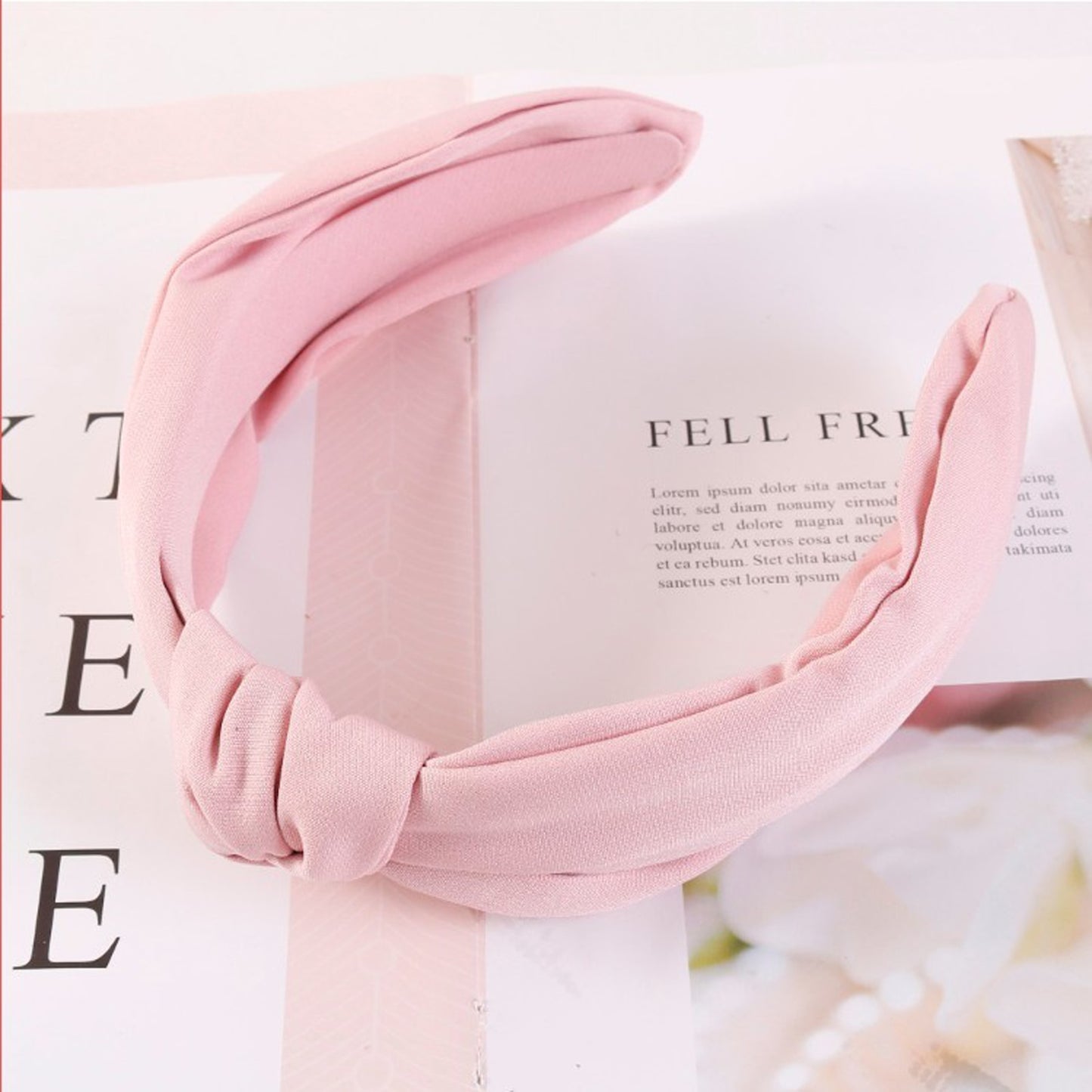 Fashion Women&#39;s Hairband Headband Solid Headwear Classic Girls Hair Accessories DIY Turban Hair Band Hair Hoop